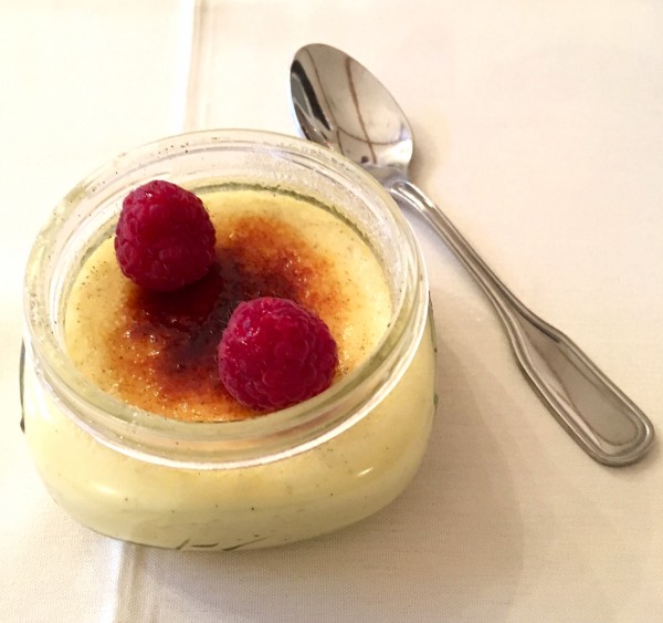 Sous vide Creme Brulee