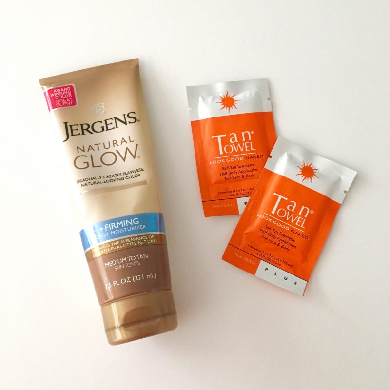 Jergens Natural Glow and Tan Towel Self Tanners