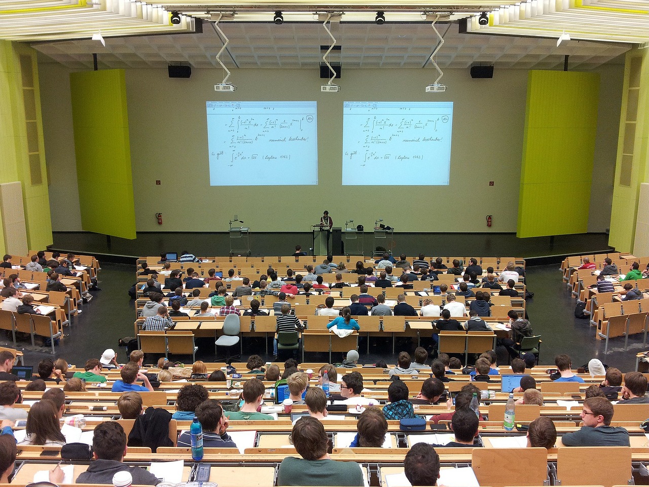 college lecture College life-lecture hall