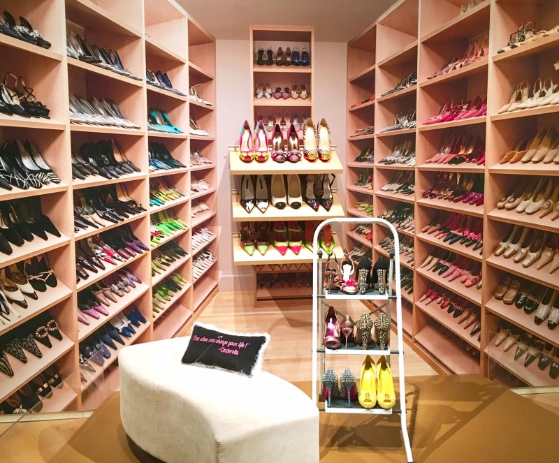 Andover Realtor, Lillian Montalto and her closet full of nearly 3000 shoes!!! I'm in awe.