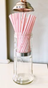 straws and straw dispenser